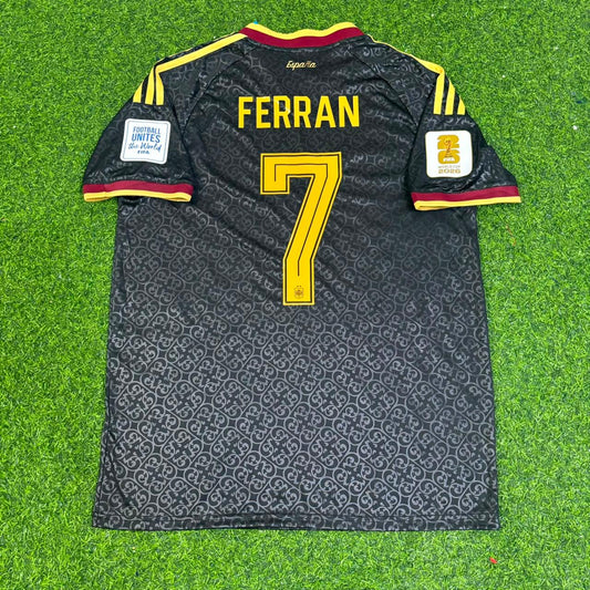 Maillot de football extérieur Ferrán Torres 7 - Espagne Coupe du Monde 2026