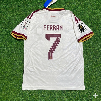 Ferrán Torres 7 - Spain 2026 World Cup Away Football Jersey