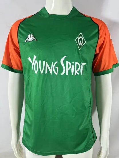Werder Bremen 2003-2004 Retro Home Football Jersey Kit