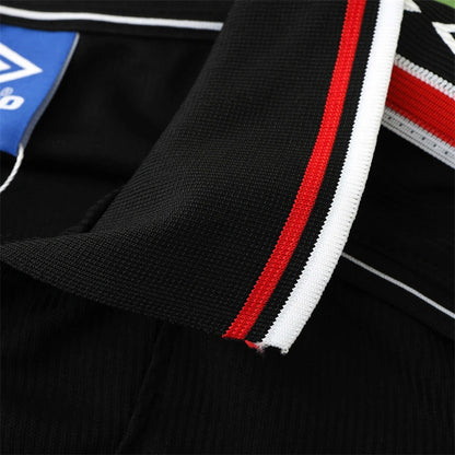 Manchester United F.C 1998 Season Black Away Retro Jersey Trikot Soccer Shirt
