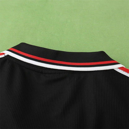 Manchester United F.C 1998 Season Black Away Retro Jersey Trikot Soccer Shirt
