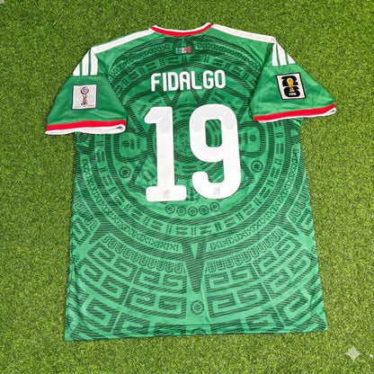 Alvaro Fidalgo Mexico 2026 World Cup Home Green Football Jersey