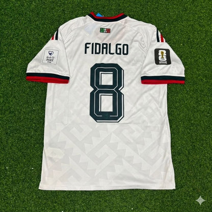 Alvaro Fidalgo Mexico 2026 World Cup Home White Football Jersey