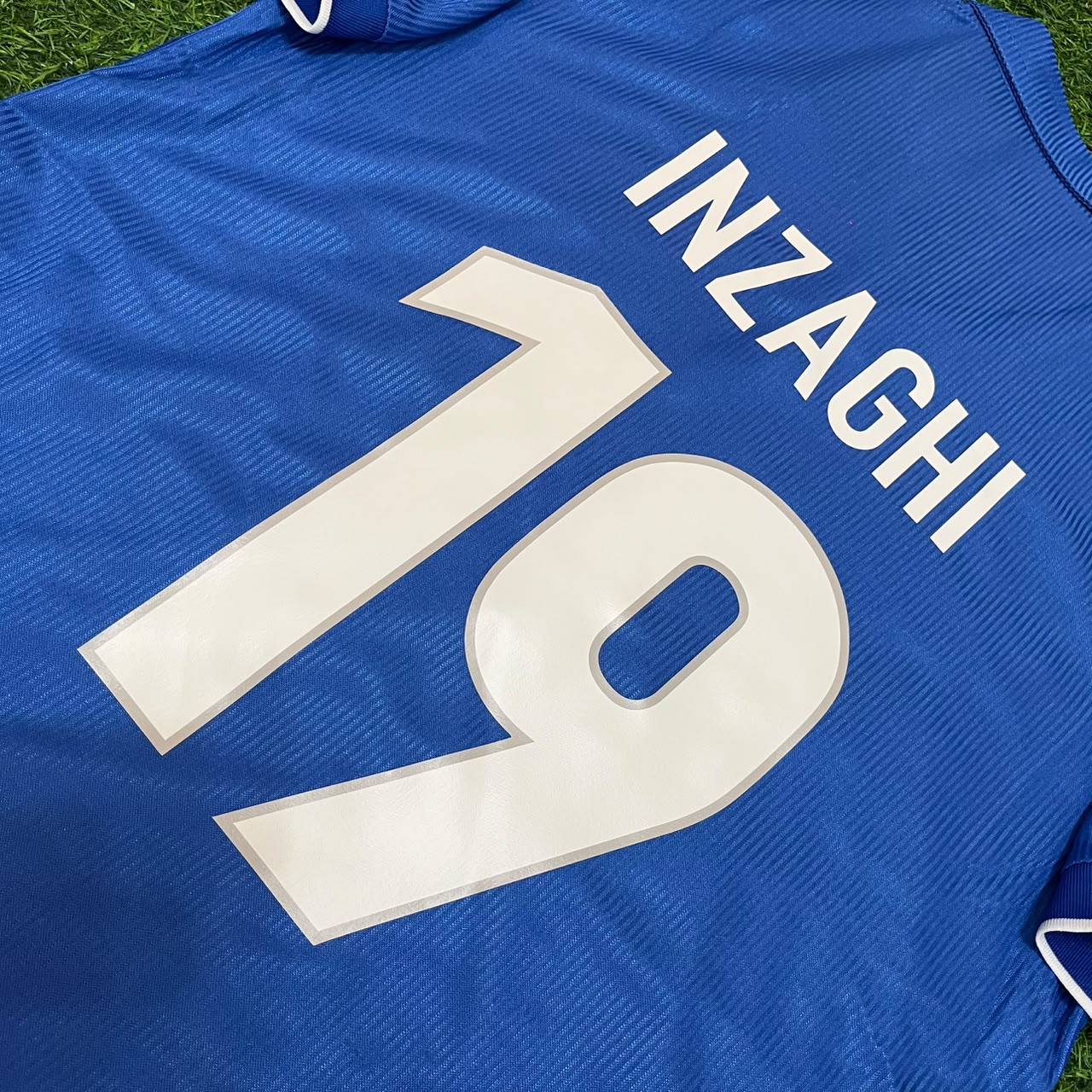 Filippo Inzaghi Italy 1998 World Cup Home Blue Retro Football Jersey