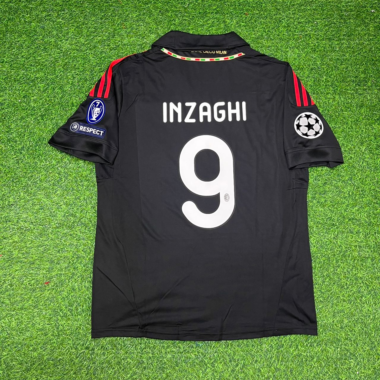 Filippo Inzaghi 9 - Milan Third Kit 2011/12 Retro Kit Jersey Maillot Trikot Soccer Shirt