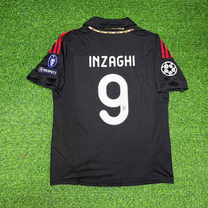 Filippo Inzaghi 9 - Milan Third Kit 2011/12 Retro Kit Jersey Maillot Trikot Soccer Shirt
