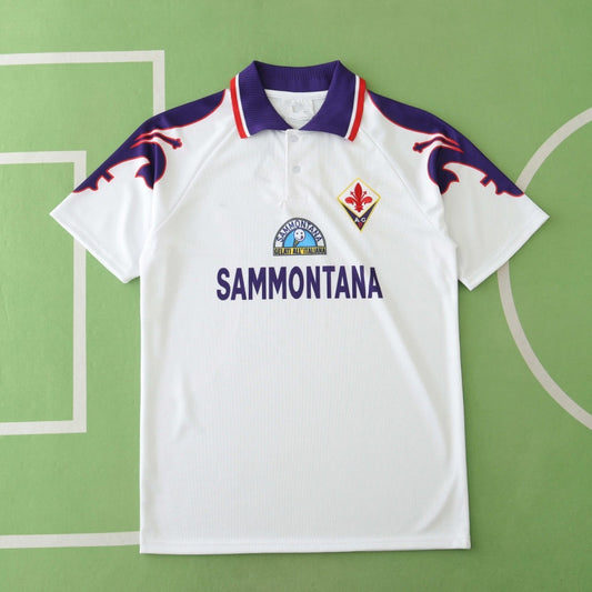 Fiorentina 1992/1993 Season Away Retro Football Jersey Trikot Maillot