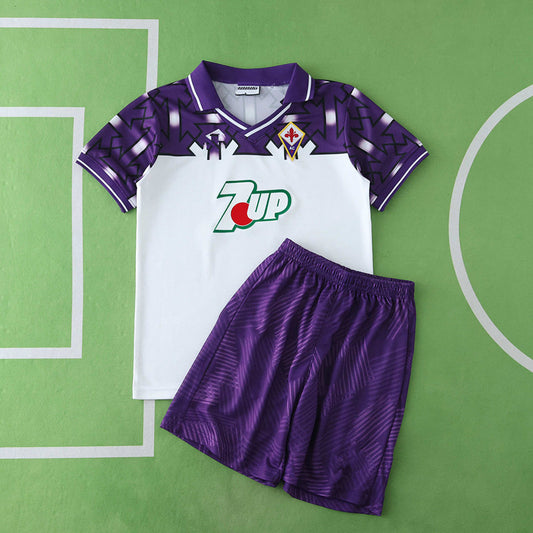 Fiorentina 1992/1993 Away Kids Retro Football Jersey Trikot Maillot