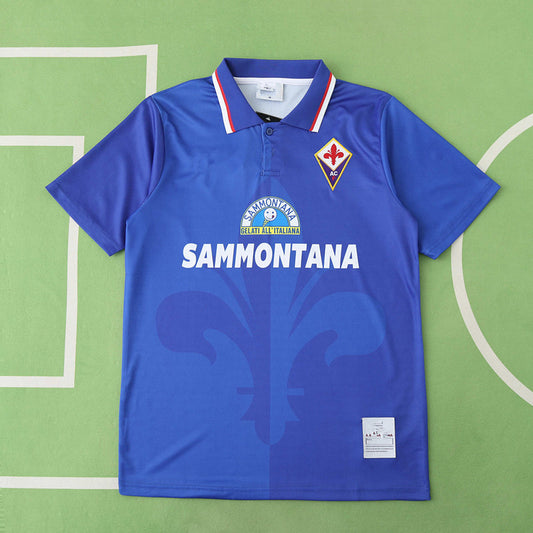 Fiorentina 1995/1996 Season Away Retro Football Jersey Trikot Maillot