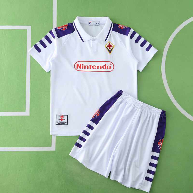 Fiorentina 1998 Away Kids Retro Football Jersey