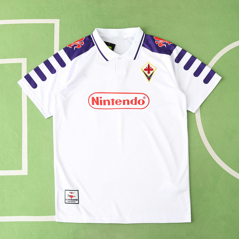 Fiorentina 1998 Season Retro Football Jersey Trikot Maillot