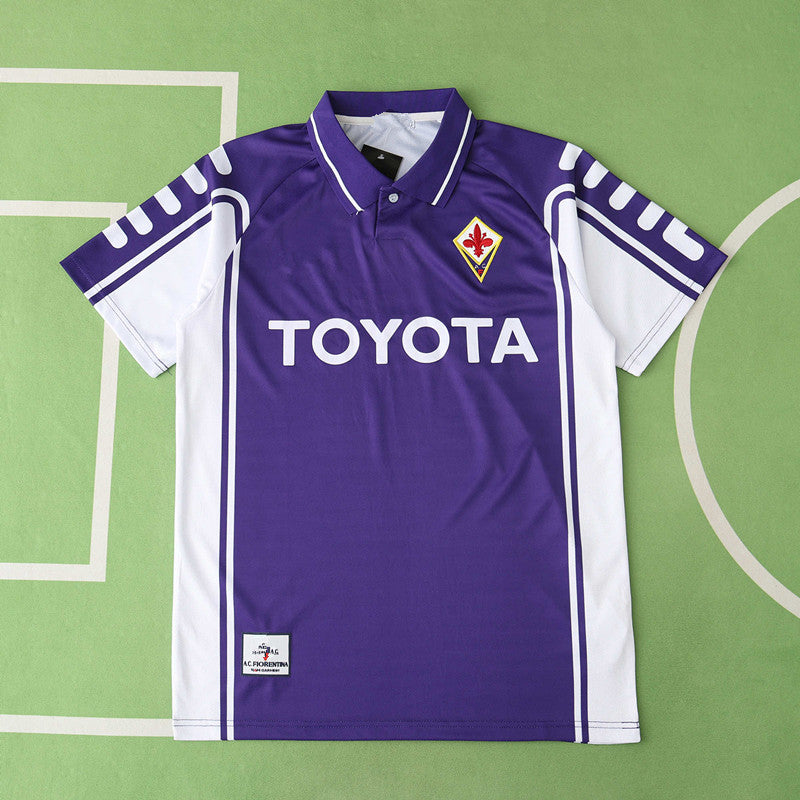 Fiorentina 1999/2000 Season Home Retro Football Jersey Trikot Maillot