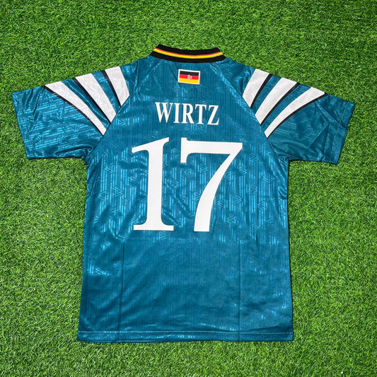 Florian Wirtz Deutschland Retro Fußballtrikot Weltmeisterschaft Edition