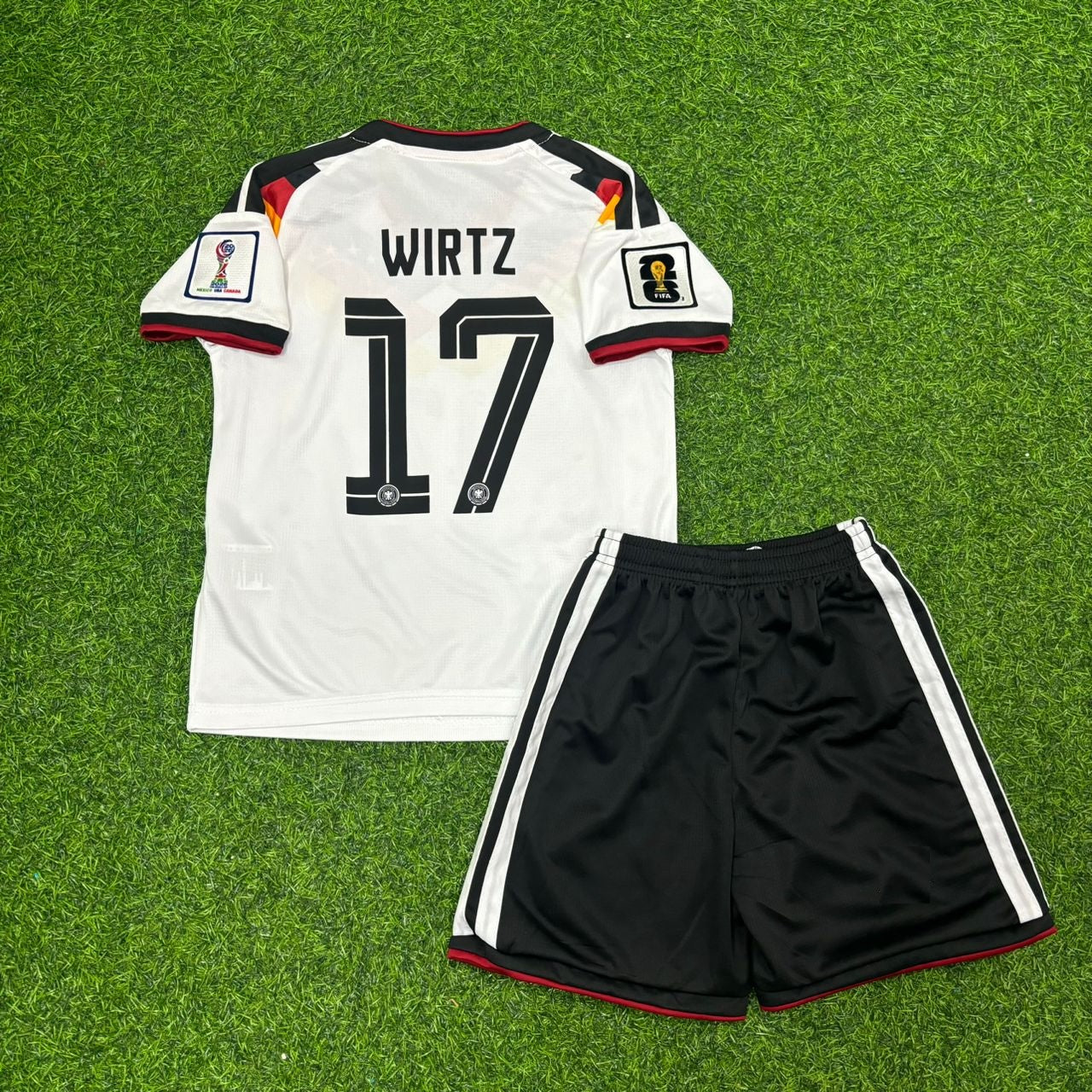 Florian Wirtz Germany 2026 World Cup Kids Home Football Jersey