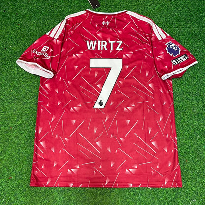 Florian Wirtz Liverpool New Season 2027 Red  Home Football Jersey Kit