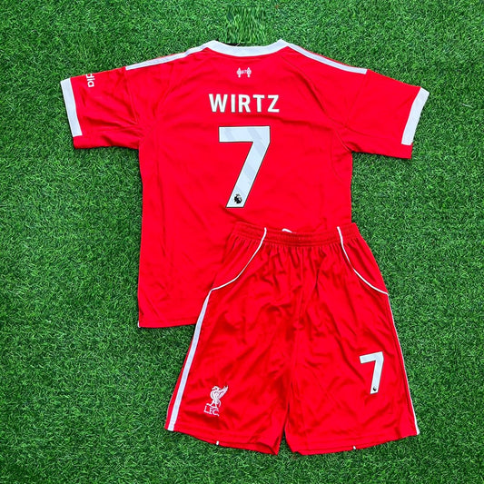 Florian Wirtz Liverpool nouvelle saison 2026 Maillot pour enfants Kinder Trikot Maillot de football