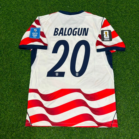 Folarin Balogun 20- USA 2026 World Cup Home Football Jersey