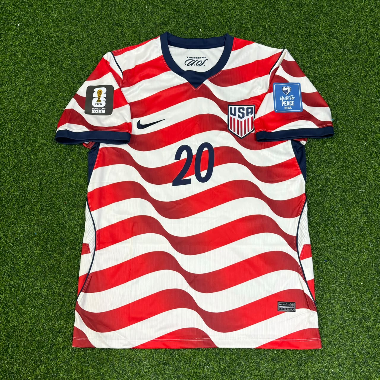 Folarin Balogun 20- USA 2026 World Cup Home Football Jersey