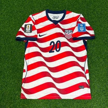 Folarin Balogun 20- USA 2026 World Cup Home Football Jersey
