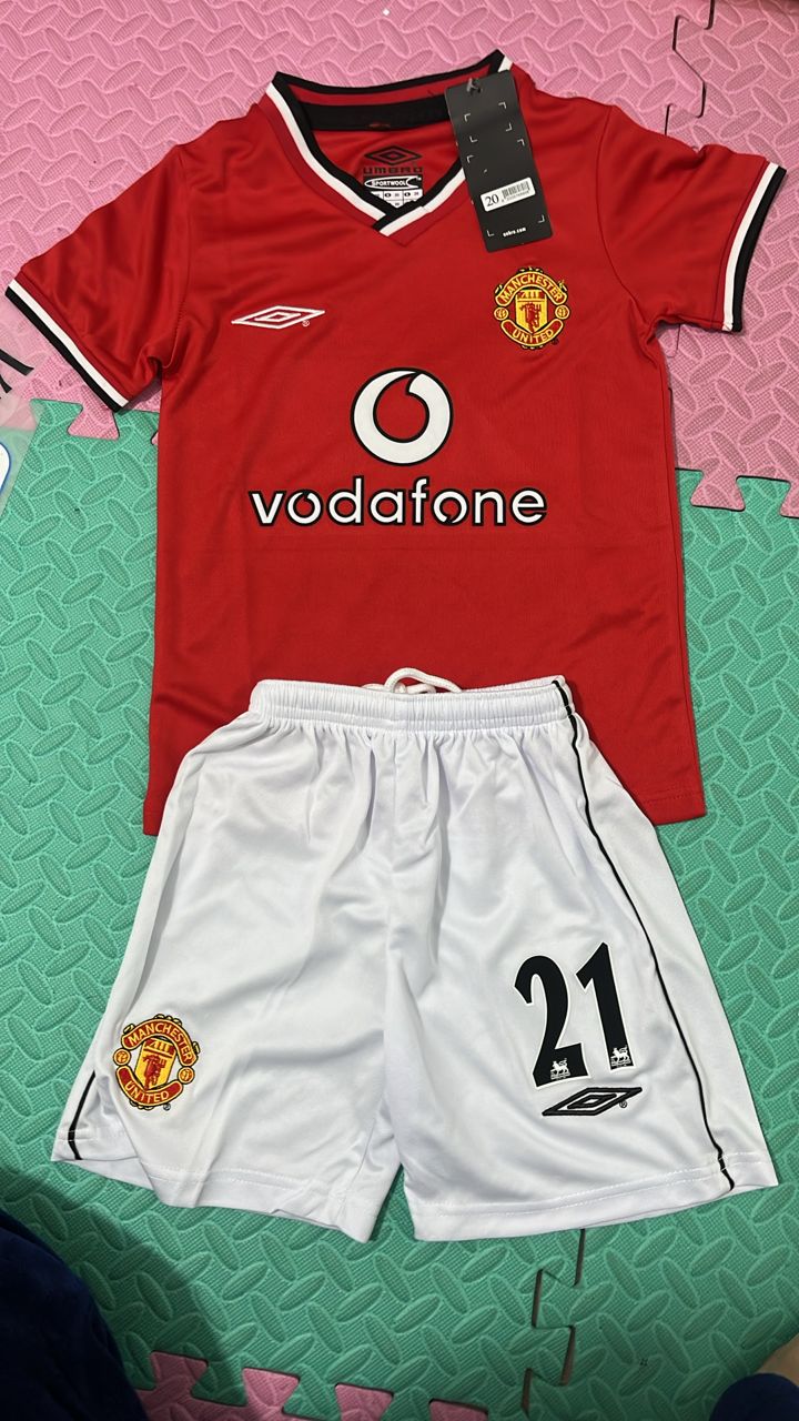 Diego Forlan Manchester United Kids Children Home Jersey Trikot Camiseta Maglia