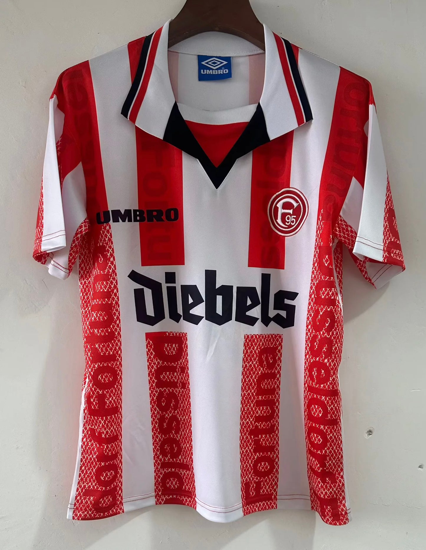 Fortuna Düsseldorf 1998 Saison Heim Retro Trikot