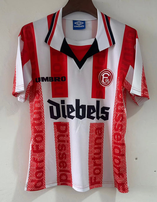 Fortuna Düsseldorf 1998 Saison Heim Retro Trikot