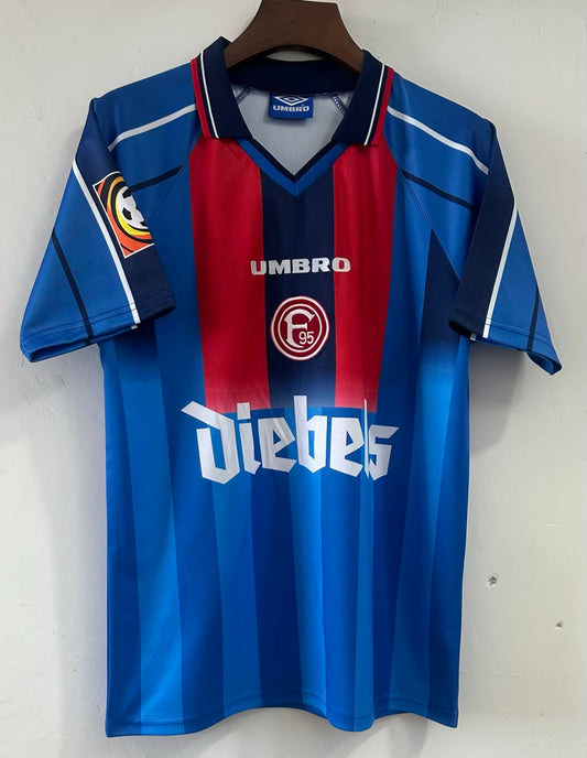 Fortuna Düsseldorf 1998 Saison Away Heim Retro Trikot