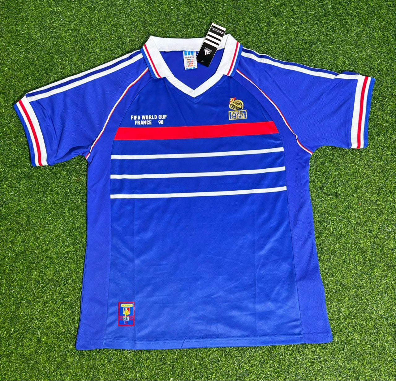 France 1998 World Cup Retro Football Jersey Maillot Trikot Soccer Shirt