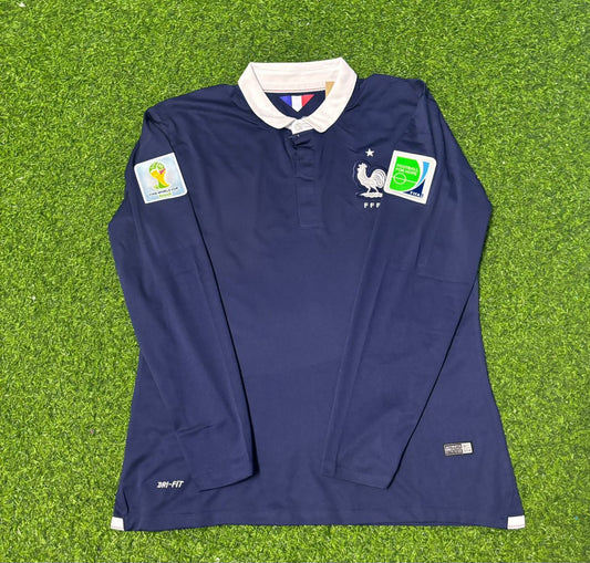 France 2014 World Cup Long Sleeve Football Jersey