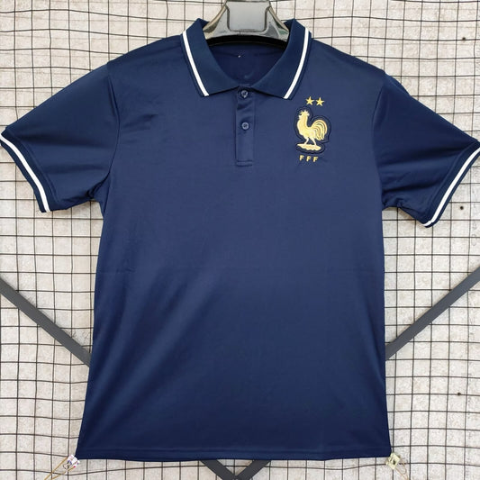 France New Polo Neck Polokragen Tshirt