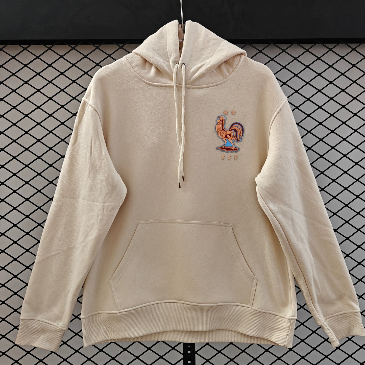 France - Hoodie Winter Fleece- Football Kapuzenpullover