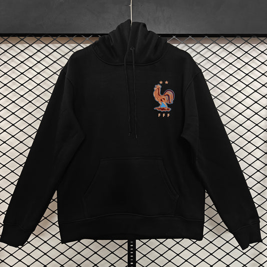 France - Hoodie Winter Fleece- Football Kapuzenpullover