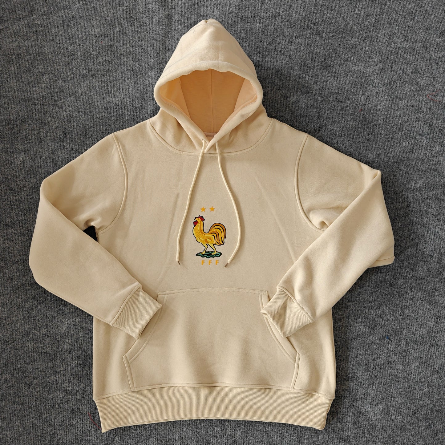 France - Hoodie Winter Fleece- Football Kapuzenpullover