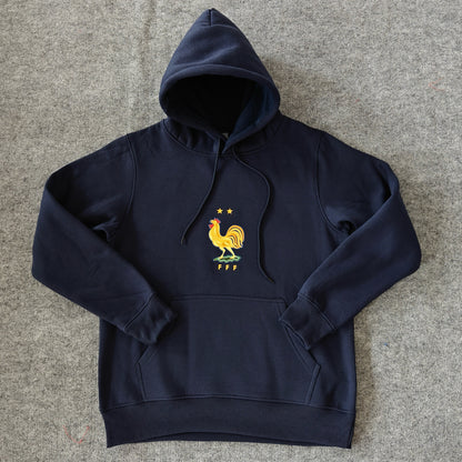 France - Hoodie Winter Fleece- Football Kapuzenpullover