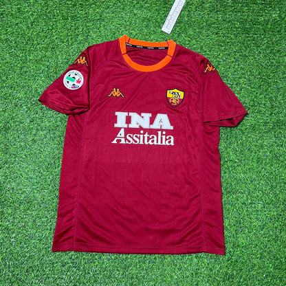 Francesco Totti 2000-2001 Home Retro Football Jersey