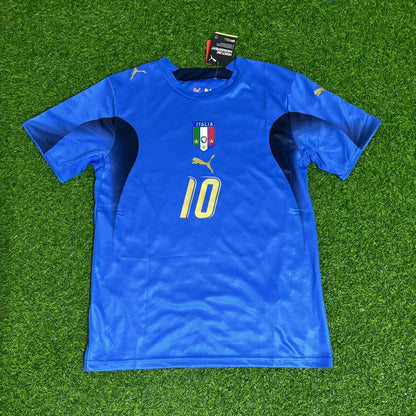 Francesco Totti 2006 World Cup Italy Retro Jersey Maillot Trikot Maglia
