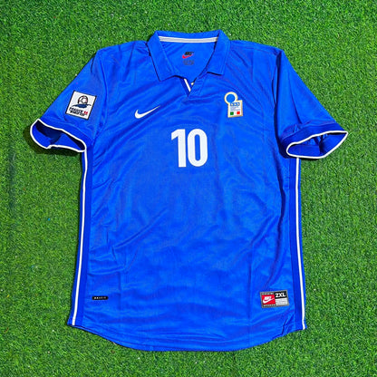 Francesco Totti Italy Home Blue Retro Football Jersey