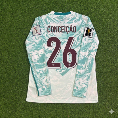 Francisco Conceição #26 Portugal 2026 World Cup Away Long Sleeve Football Jersey