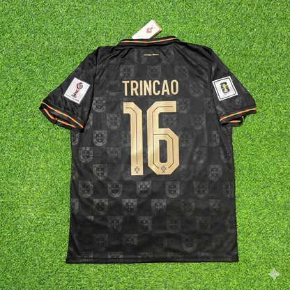 Francisco Trincão #16 Portugal 2026 World Cup Black Football Jersey