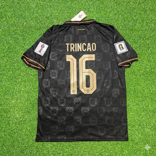Francisco Trincão #16 Portugal 2026 World Cup Black Football Jersey