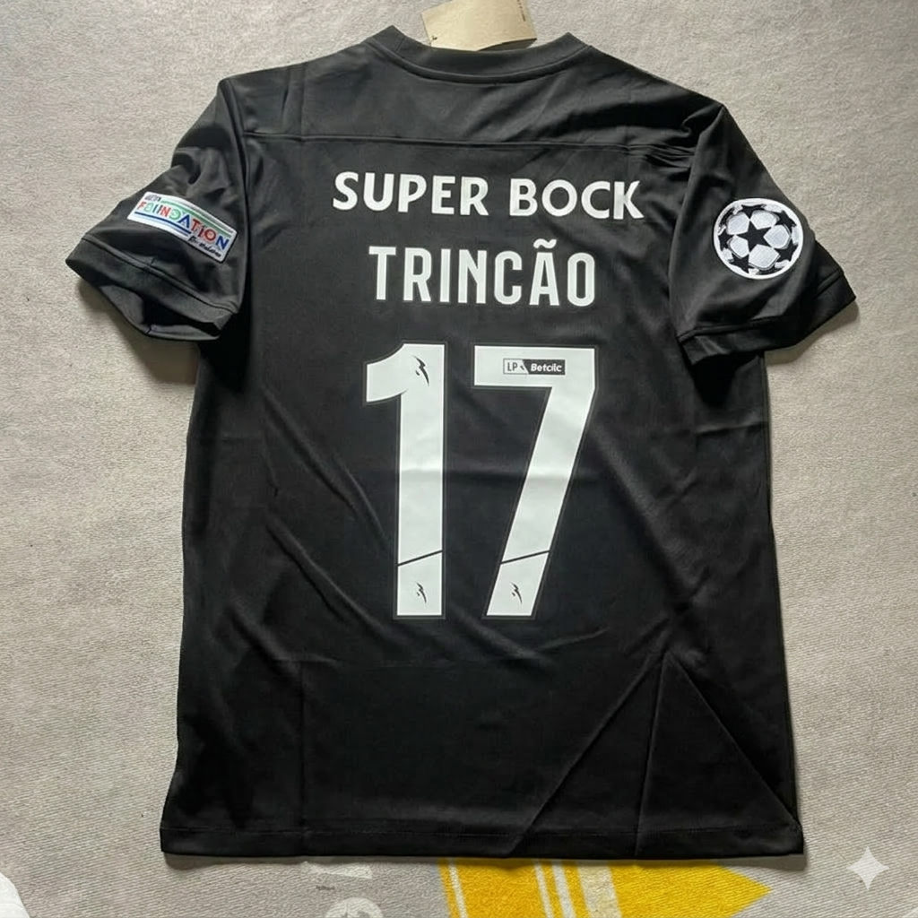 Francisco Trincão 17- Sporting CP Lisbon Commemorative Black Jersey