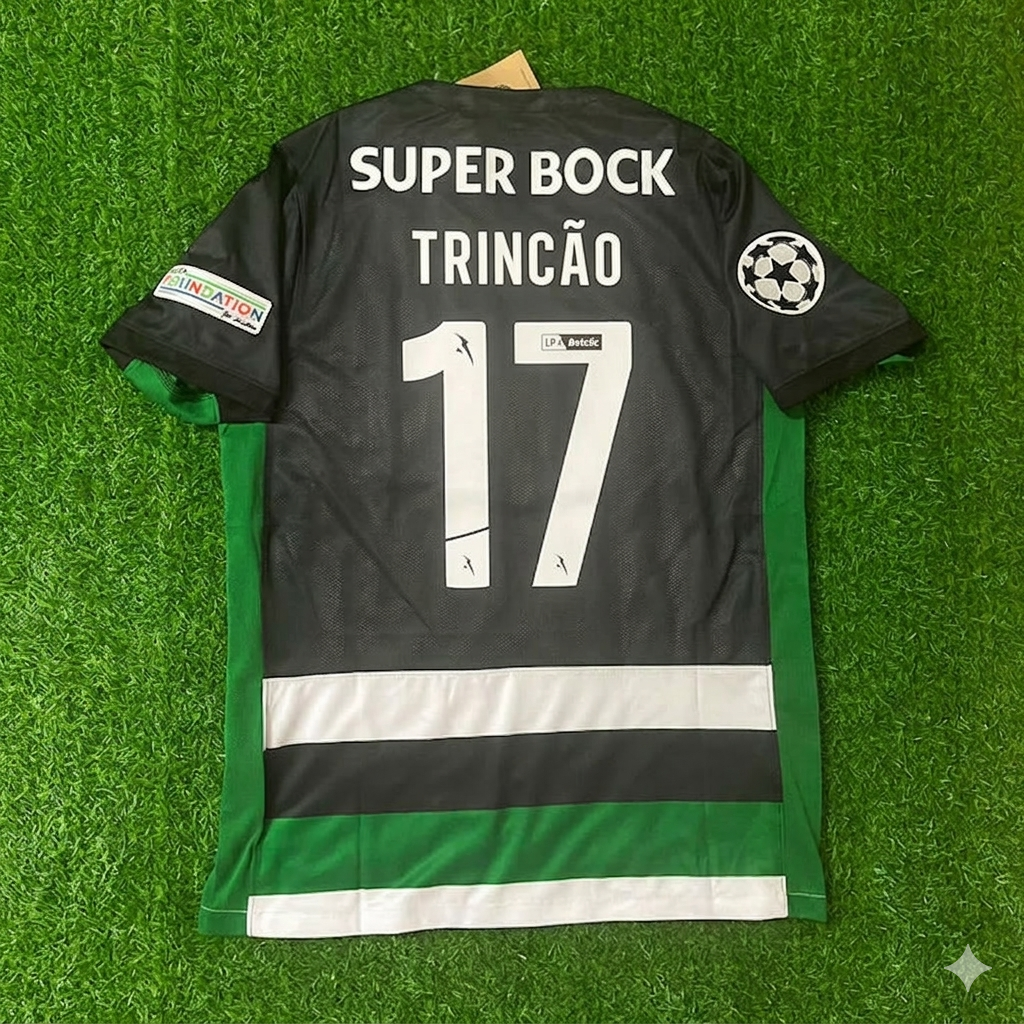 Francisco Trincão 17- Sporting Lisbon Home Green Jersey
