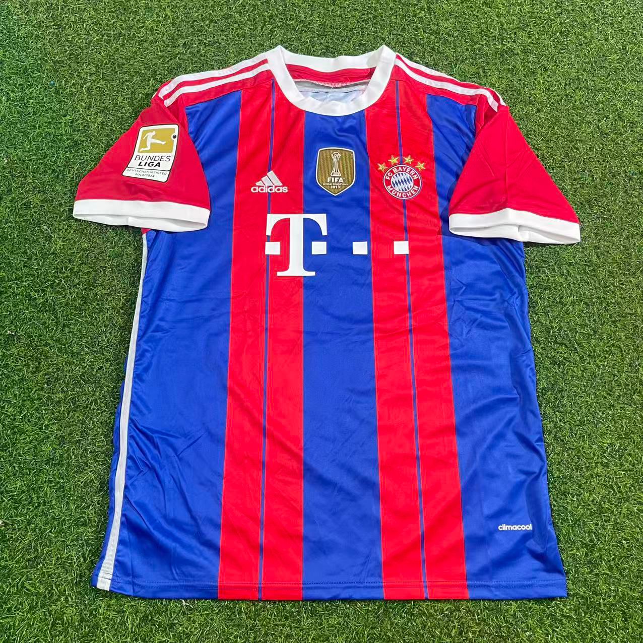 Franck Ribéry #7 Bayern Munich 2014 2015 Home Retro Patch Jersey
