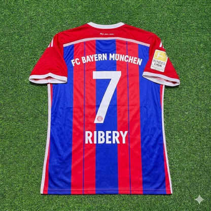 Franck Ribéry #7 Bayern Munich 2014 2015 Home Retro Patch Jersey