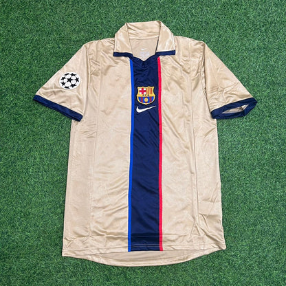 Frank de Boer 3 Barcelona 2001 2002 Season Retro Jersey Maillot Trikot Maglia Soccer Shirt