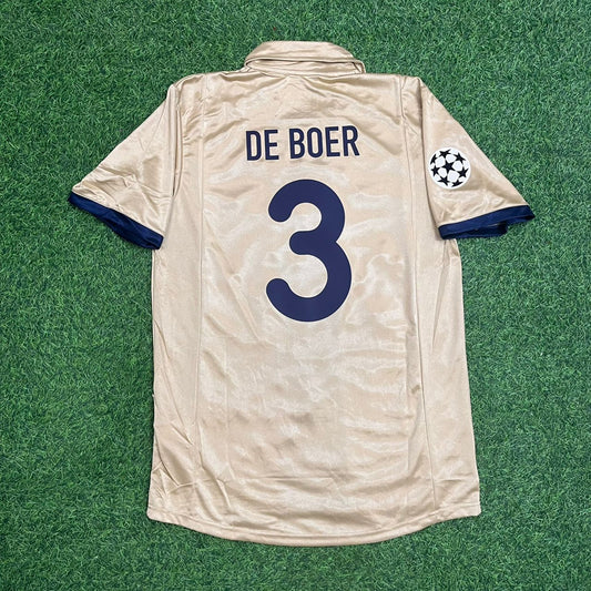Frank de Boer 3 Barcelona 2001 2002 Season Retro Jersey Maillot Trikot Maglia Soccer Shirt
