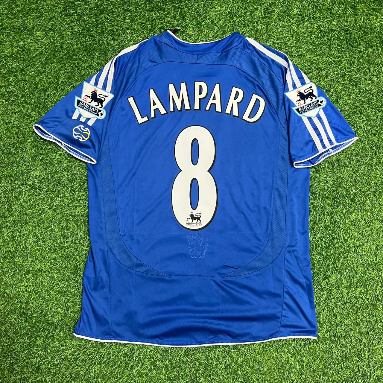 Frank Lampard – Chelsea 2006–2008 Season Retro Kit Jersey – | Trikot | Maillot Soccer Shirt