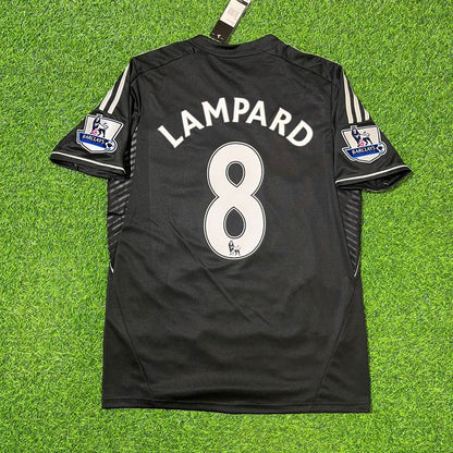 Frank Lampard Chelsea 2013-14 Black Retro Football Jersey Kit