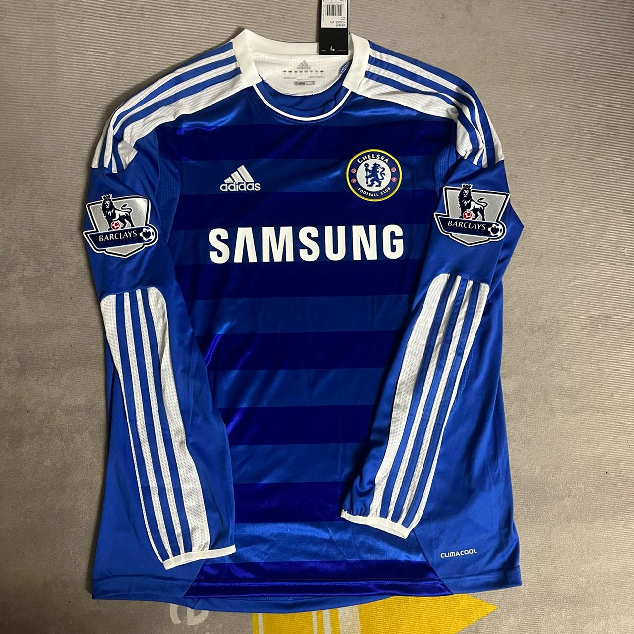 Frank Lampard Chelsea Champhions League 2012 Munich Final Retro Long Sleeve Jersey