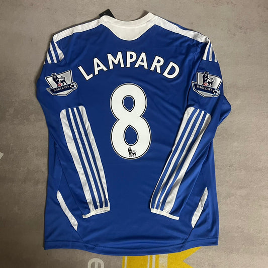 Frank Lampard Chelsea Champhions League 2012 Munich Final Retro Long Sleeve Jersey